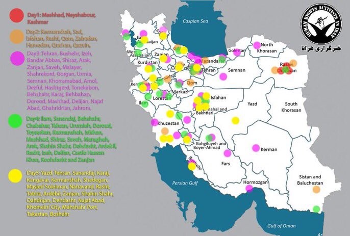 Timeline Iran Protests The Iran Primer